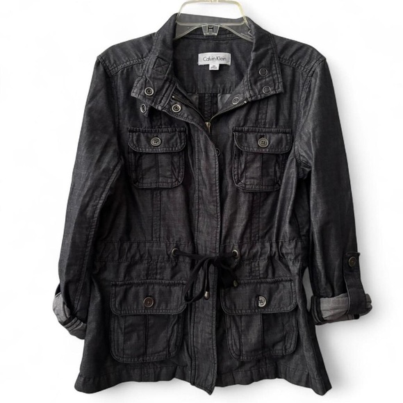 Calvin Klein Jackets & Blazers - Calvin Klein Women's Black Denim Jacket